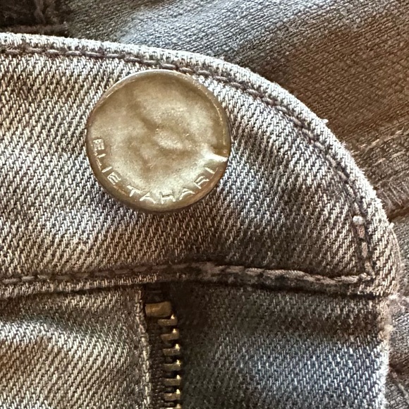 Elie Tahari Adena Straight Jean Women’s 8 Grey Wash Classic Fit - Picture 7 of 7